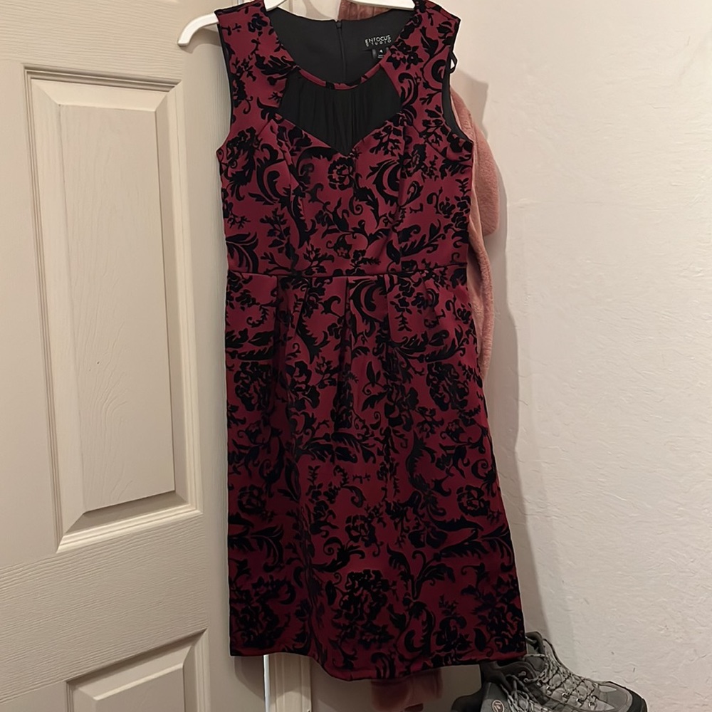 Pretty merlot dress
